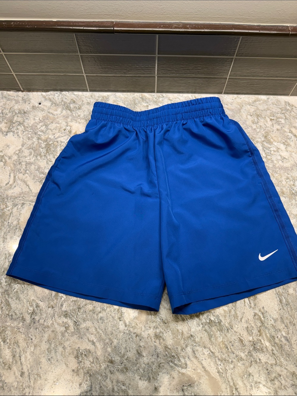 Nike boys Royal Blue Performance Training Shorts